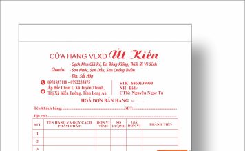 in hóa đơn long an