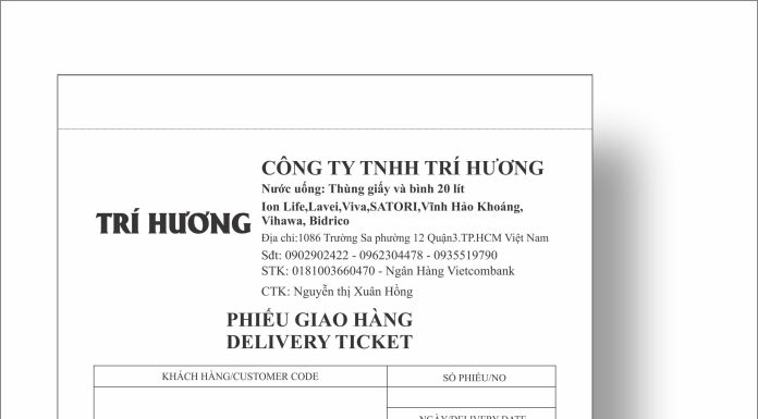 In Phiếu Thu Phiếu Chi Long An – Giá Rẻ, Chất Lượng Cao in phieu thu phieu chi long an