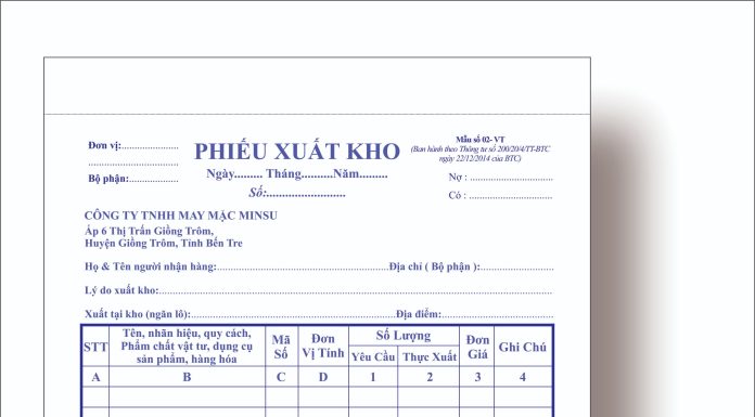 in phiếu thu phiếu chi long an