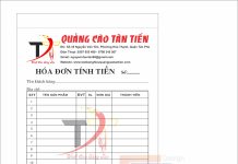 in hóa đơn giá rẻ