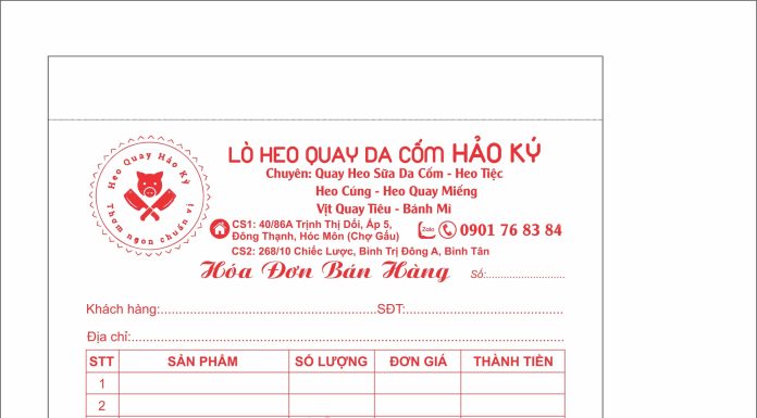 in hóa đơn Tây Ninh