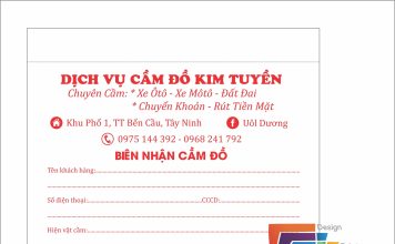 in hóa đơn quận 1