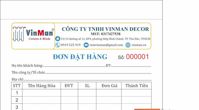 In Hóa Đơn Quận 4 Giá Rẻ, Uy Tín – In Gia Huy in hóa đơn quận 4