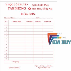 In hóa đơn bến lút long an