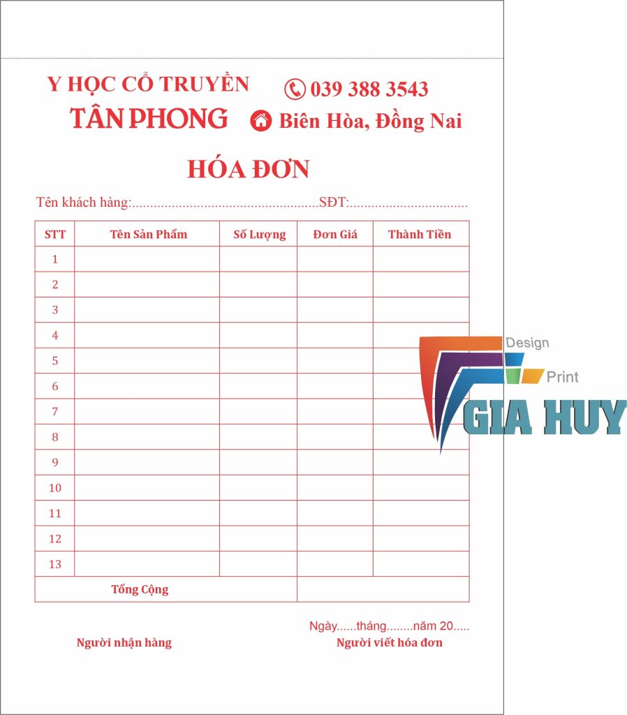 in hóa đơn bến lứt