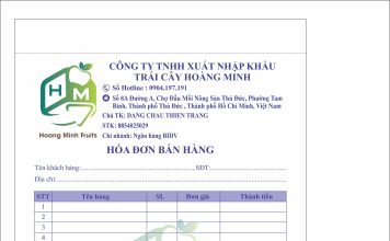 in hóa đơn giá rẻ tphcm