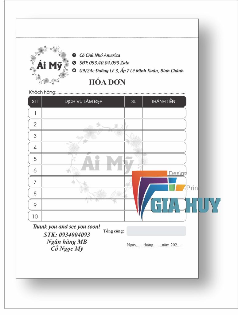 in hóa đơn theo yêu cầu tây ninh
