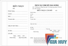 In Phiếu Cầm Đồ Long An Giá Rẻ, Nhanh Chóng in phiếu cầm đồ long an