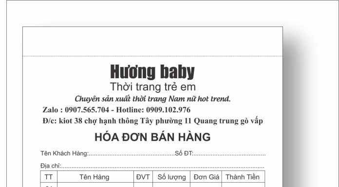 in hóa đơn công ty tây ninh