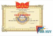 In Giấy Khen Tây Ninh Uy Tín, Giá Rẻ – Thiết Kế Theo Yêu Cầu in giấy khen tây ninh