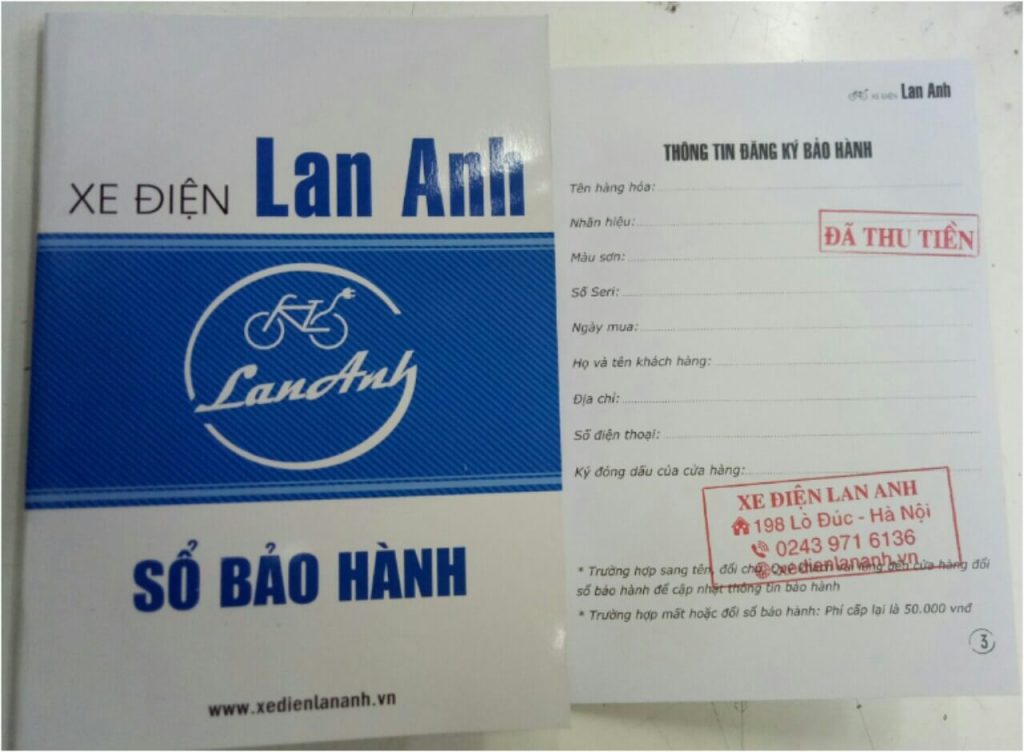 in sổ bảo hành tây ninh