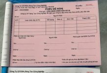 in phiếu công nghệ sợi con