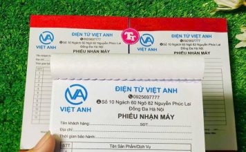 in hóa đơn bán lẻ hóc môn