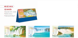 In lịch để bàn giá rẻ 2027