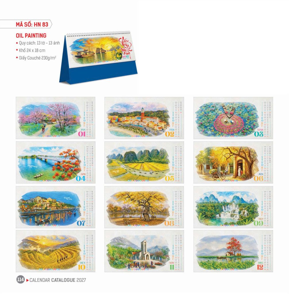 In lịch Long An 2027